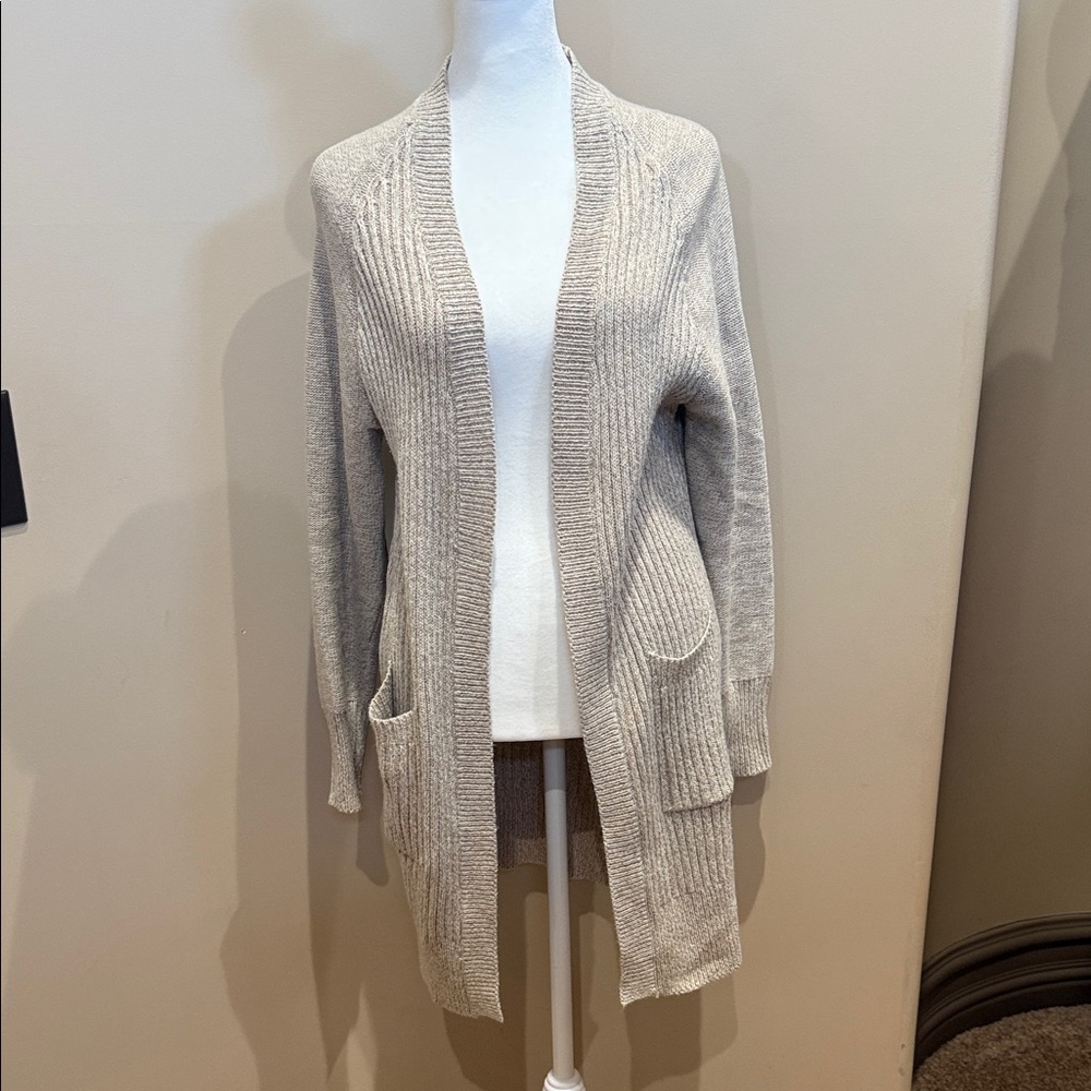 Light Beige Knit Cardigan